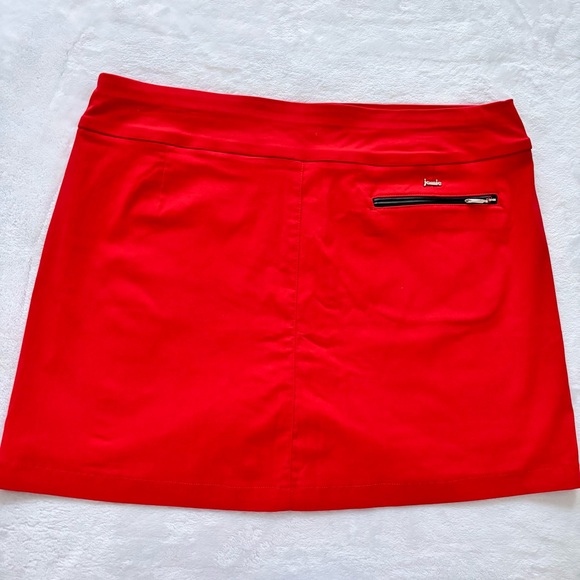 JAMIE SADOCK Skinnylicious Red With Black Trim Pull On Skorts--NWT--16 - Picture 7 of 13